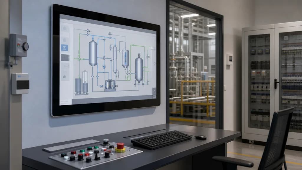 Unbranded conceptual visualization of electrical and mechanical interface planning