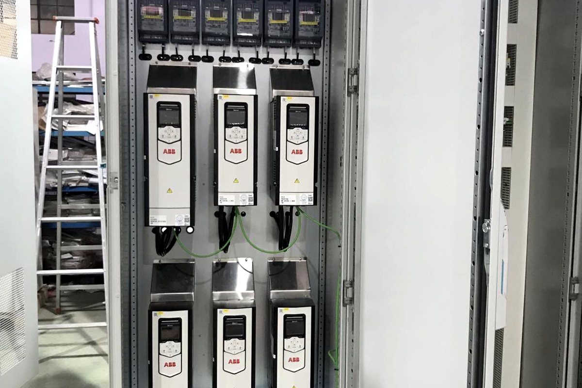 华欣民福 ABB 传动控制柜现场