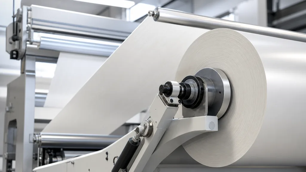Unbranded paper roll and parallel steel rollers in a neutral winding concept